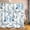 Blue and White No.1, variant on Bathroom is Decorated with 3D Colorful Flower Oil Painting Shower Curtain, 12 Shower Curtain Hooks Accessories Bathtub Curtains, and 72x72 Inch Waterproof Shower Curtains