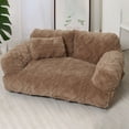 thumbnail image 3 of Cififendec Pet Sofa Dog Bed, 17.7"×15.3", Cozy Plush Couch with Removable Washable Cushion for Small Medium Dog Cat Indoor Sleeping Resting, 3 of 7