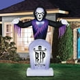 thumbnail image 6 of Occasions 8 Ft LED Inflatable Halloween Grave & Grim Reaper Yard Decoration, 6 of 6