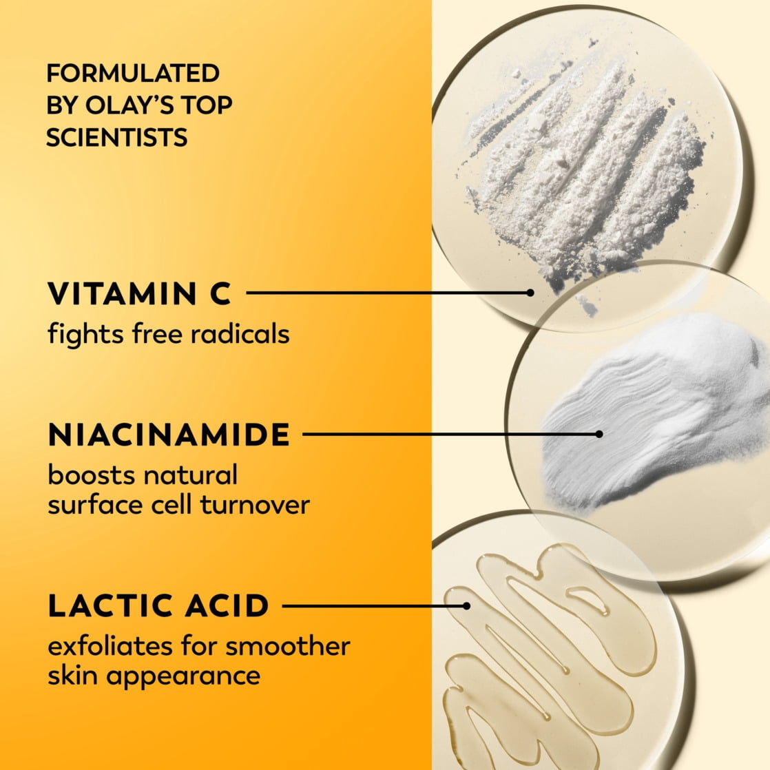 (4 pack) Olay Skin Care Regenerist Vitamin C+ Peptide 24 Facial Moisturizer, Face Cream All Dull Skin, 0.5 oz