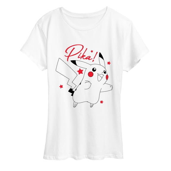 Pokémon - Pikachu Stars - Women's Short Sleeve Graphic T-Shirt