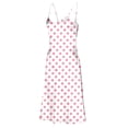 thumbnail image 6 of YuXingFu Women's Jean Dress Sleeveless Trumpet Evening Dress Polka Dot Relaxed V-Neck Vacation for Summer Multicolor S, 6 of 8