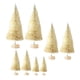 thumbnail image 4 of 8-Adornos de árbol en miniatura 4 tamaños Mini árbol de Navidad artificial para decoración del hogar Beige Zulema Pino en miniatura, 4 of 8