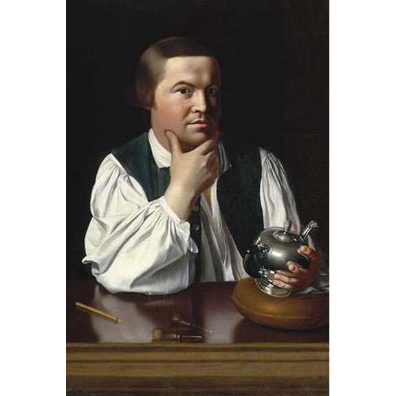 Portrait of Paul Revere-Fine art canvas print (20" x 30")