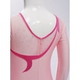 thumbnail image 6 of Haitryli Kids Girls Color Block Dance Leotard Sparkle Bodysuit Tank Ballet Unitards Gymnastic Catsuit Pink 16, 6 of 7