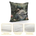 thumbnail image 4 of Qinduosi Farmhouse Pillow Covers Bird Animal Cushion Covers Botanical Scene of A in A Forest Outdoor Pillow Covers for Couch Sofa Bed White, 4 of 5