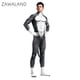 thumbnail image 4 of Traje de gato de animales de Zawaland para pareja, disfraz de lobo de nieve con cremallera en la entrepierna y cola, traje de cosplay para fiesta de Halloween, mono Zentai, 4 of 5