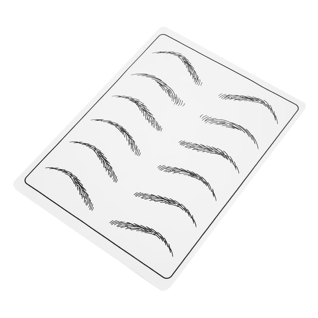 Silicone Practice Skins For Eyebrows Lips Eyes Microblading Fake Skin Sheets For Beginners And Artists Permanent Makeup Training Skins