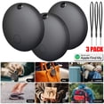 thumbnail image 3 of IC ICLOVER [2 Pack] Bluetooth Smart Tracker Tag Pet Key Luggage Air Tracker Finder Works with Apple Find My (iOS Only), Black, 3 of 14