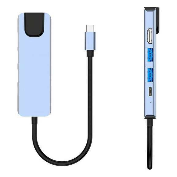 Type-C Docking Station For Apple Macbook 5-in -1 USB3.0HUB Notebook Docking Station