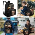 thumbnail image 2 of Yspwyqan Backpack Set for Kids, USA Flag Bald Eagle Kids Backpack Matching Lunch Box Set, Lightweight Fits 14 Inch Laptop, Large Capacity Schoolbag with Water Bottle Bag for Ages 8-15, 2 of 7