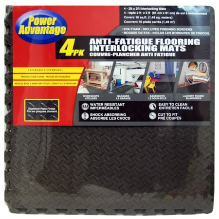 Interlocking Foam Floor Mats Set Of 4 Walmart Com