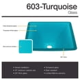 thumbnail image 4 of MR Direct  603 Turquoise Colored Glass Vessel Sink, with Oil-Rubbed Bronze Vessel Faucet, Sink Ring, and Vessel Pop-up Drain, 4 of 5