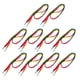 thumbnail image 5 of 10 pares de cordones de 120 cm con degradado de arcoíris, coloridos, planos, para zapatillas deportivas (coloridos), 5 of 5