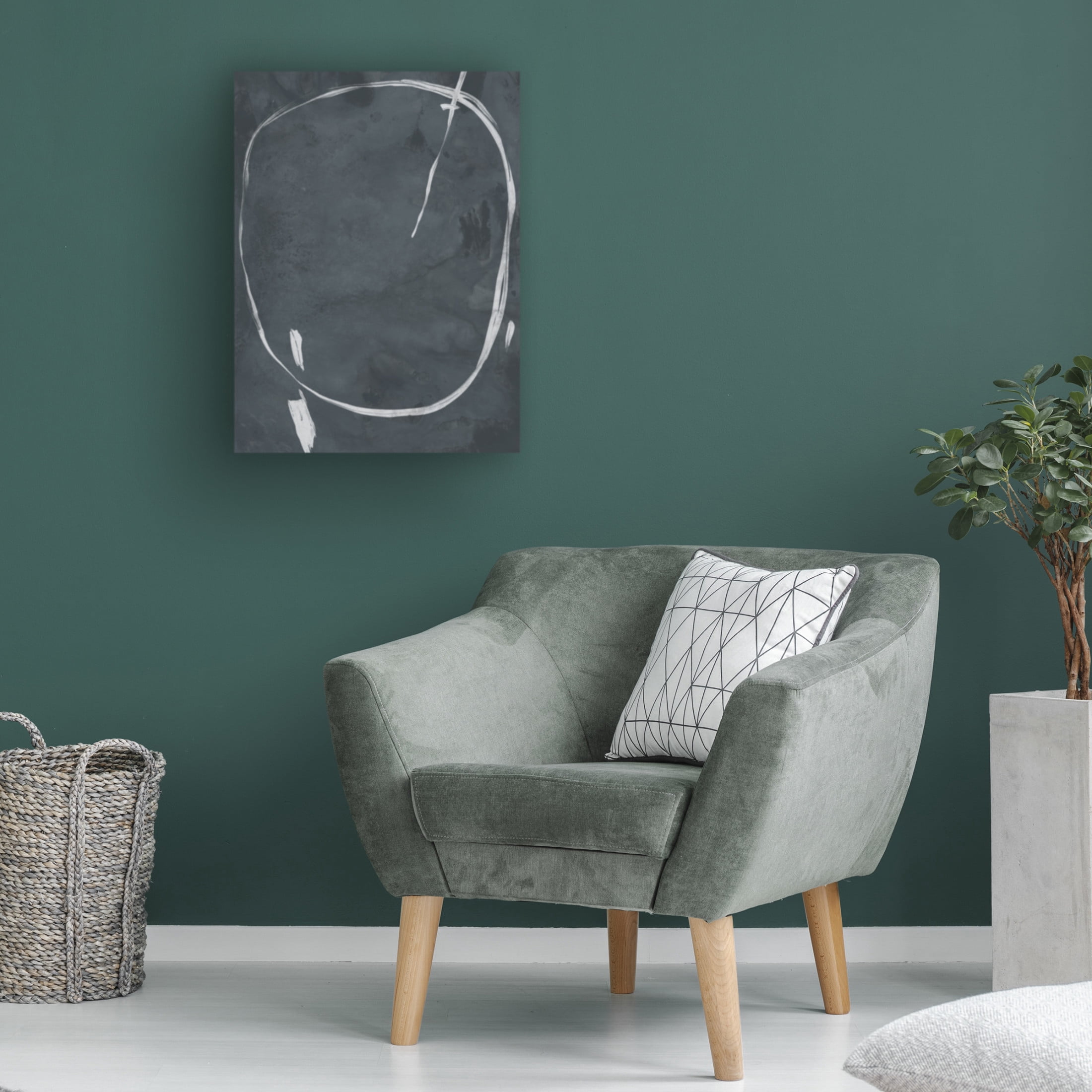 Trademark Fine Art June Erica Vess Circular Etching II Canvas Wall Art