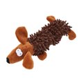 thumbnail image 2 of Flmtop Chien Chiot Mignon Cochon Canard Hippopotame Peluche Jouet Interactif à Mâcher Chien Brun*, 2 of 8