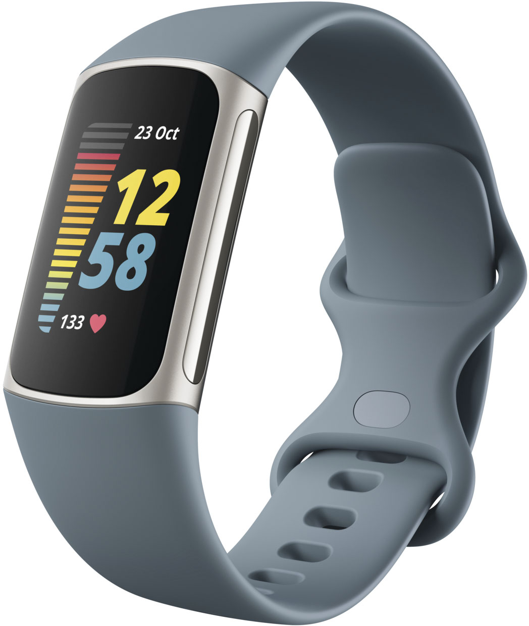 Fitbit Charge 5 Fitness Tracker - Steel Blue and Platinum Stainless Steel - image 3 of 5