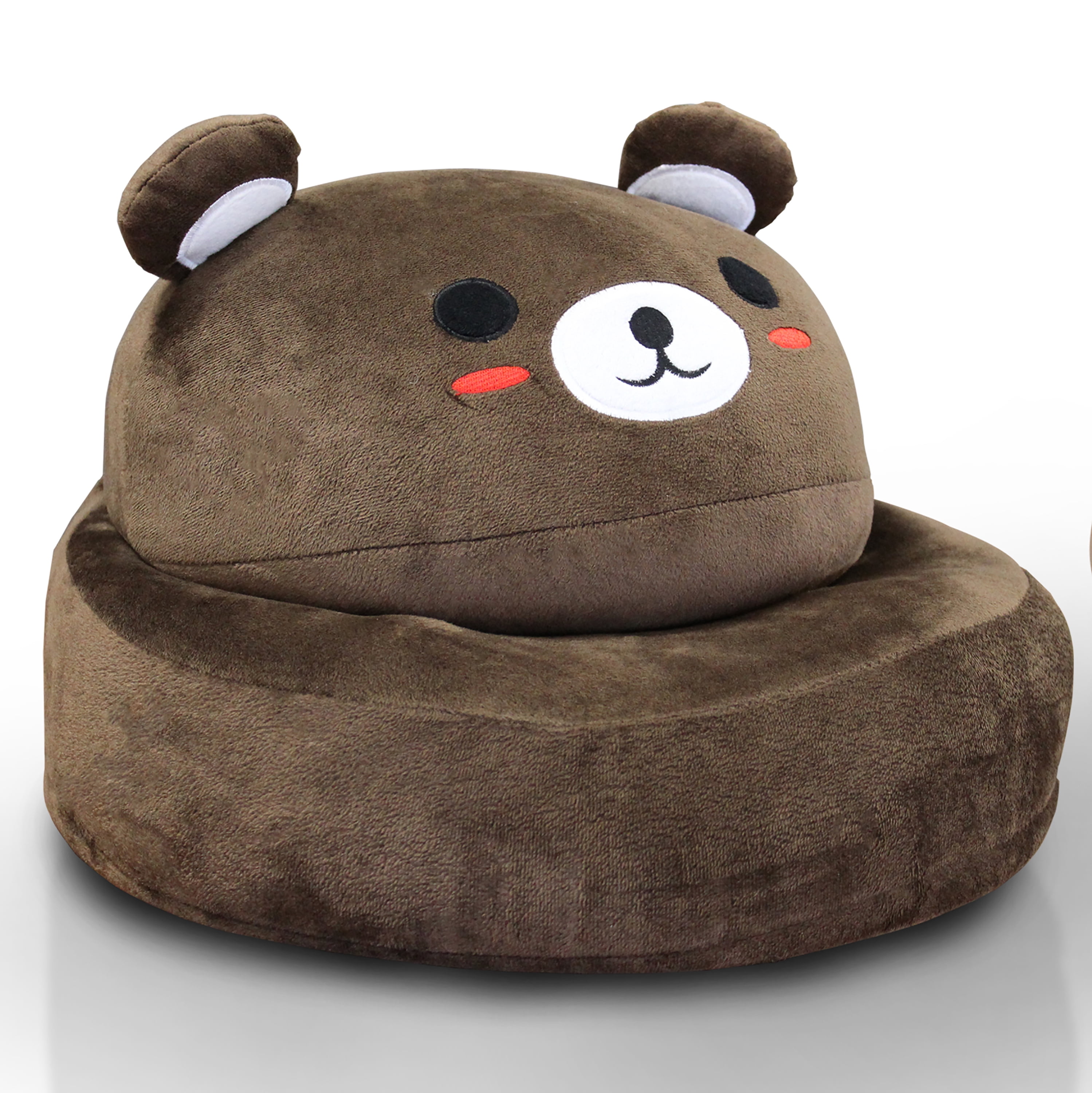 Furniture of America Kritter Bear Folding Kids Chair, Brown