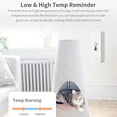 thumbnail image 4 of Indoor Temperature Sensor Hygrometer, Real Time  Smart WiFi Temperature Humidity Sensor Historical Record Review Stable Connection  for Home Greenhouse, 4 of 7