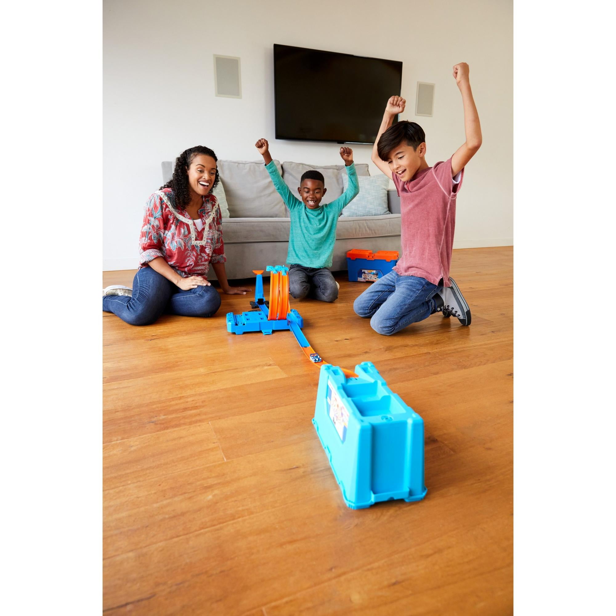 hot wheels track builder system multi loop box