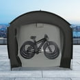 thumbnail image 4 of Portable Bike Storage Shed, Outdoor Bicycle Storage Tent, Durable 210D Oxford Fabric Shelter with Fiberglass Poles, for Backyard Patio Garden Bike Cover, 4 of 17