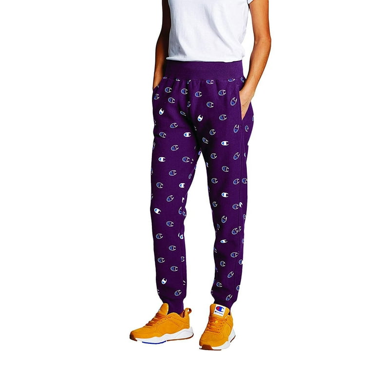 Champion LIFE Women s Reverse Weave Jogger Tossed C Logos AOP