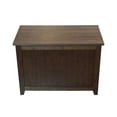 thumbnail image 2 of Eccostyle Solid Bamboo Storage Chest Bench - Brushed Brown, 2 of 6
