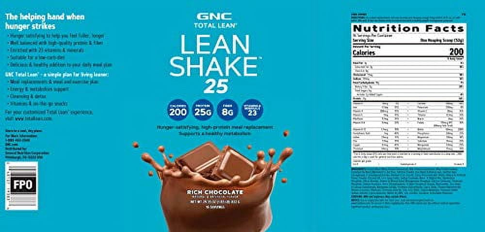 Total Lean® Lean Shake™ 25 Protein Meal Replacement Powder, Girl Scouts  Thin Mints®, 1.38 lbs, 12 SRV 