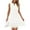 186# White, variant on UoCefik Women's 2025 Sleeveless Mini Dress Eyelet V Neck A Line Casual Elegant Holiday Wedding Guest Party Dresses Light Blue XXL
