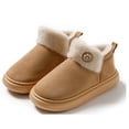 thumbnail image 2 of Wensltd Women Snow Slippers Multicolor Trendy Winter Home Slipper Warm Cozy for Indoor Outdoor, 2 of 9