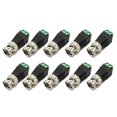 thumbnail image 3 of 30 piezas de conector BNC macho de metal con terminal de tornillo de CC Balun de vídeo UTP para cámara de vigilancia CCTV, 3 of 5