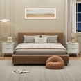 thumbnail image 3 of YouTrend Nightstands Set 0f 2 with 2 Drawers,Beside Table with Fluted Design ,End Table with Solid Wood Legs for bedroom, 3 of 9