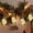 Green, variant on EazyTech Glowing Hydrangea Christmas Ball Ornament Clear Glass LED Light Up Decor for Home Party Wedding Mall Restaurant 1PC