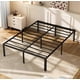 thumbnail image 1 of Bases Cama Matrimonial Marco De Cama Con Plataforma De Metal De Alto Resistencia, 1 of 6