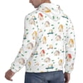 thumbnail image 6 of Lsque Cartoon House Pattern Casual Men's Hoodie,Hooded Sweatshirt with Kangaroo Pocket,Pullover Hoodie-X-Large, 6 of 7