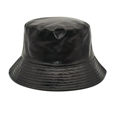 

Heiheiup Stage Hat Female Color Reflective Fisherman Hat Male Personality Bright Visor Hat Dazzling Color Visor