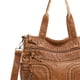 thumbnail image 3 of Bolso suave Hugo para mujer con correa para el hombro marrón Estilo A, 3 of 7