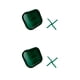 thumbnail image 1 of Vogacara Retenedor de caja Tirantes Caja de almacenamiento Sello Recipiente de plástico Soporte de hilo a prueba de polvo para negocios en el Verde S 2Conjunto, 1 of 6