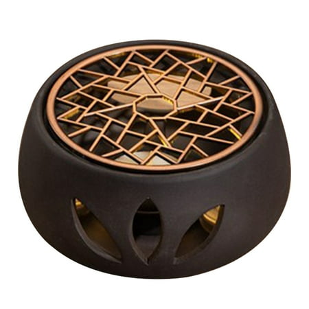 

Ceramic Teapot Holder Base Tea Insulation Base Tea Coffee Water Hollow Candle Heating Base Holder B