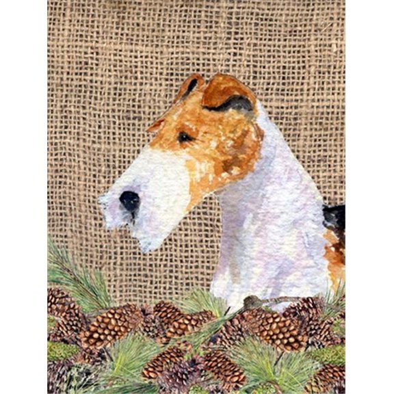 11 x 15 in. Fox Terrier Garden Size Flag