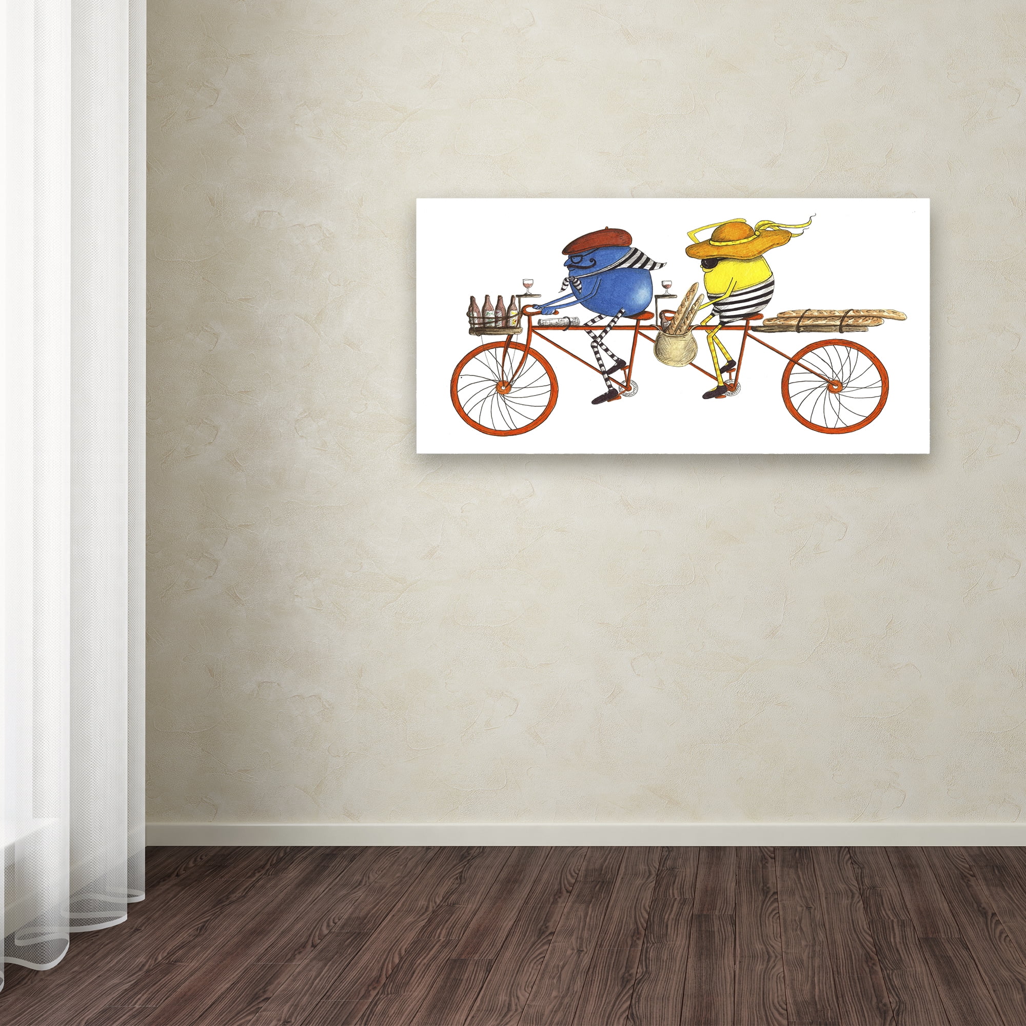 Trademark Fine Art 'Picnic' Canvas Art by Michelle Campbell