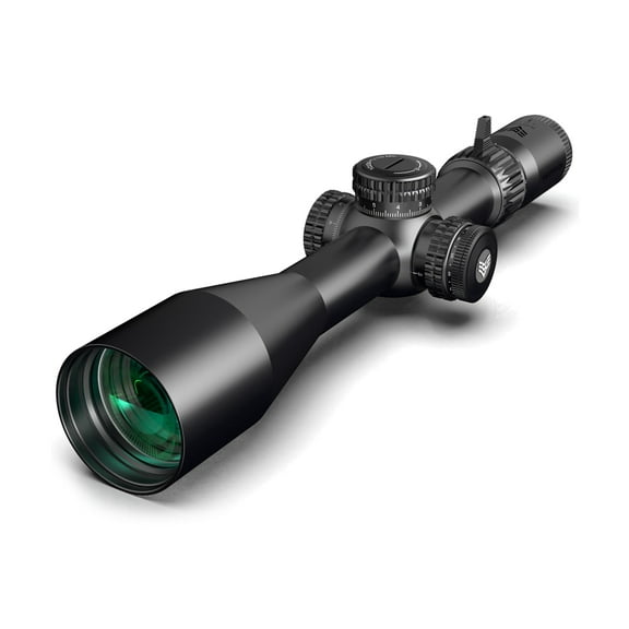 Swampfox Warhawk 5-25x56mm Rifle Scope, 34mm Tube, First Focal Plane, Sharpshooter MOA, Black
