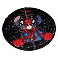 thumbnail image 1 of Falda para árbol de Navidad con puntadas, suave y divertida, decoración navideña de granja con cuello para árbol de Navidad de 48", 1 of 4