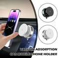 thumbnail image 5 of Ultra Strong N52 Magnetic Phone Holder, N52 Magnetic Phone Holder, Vacuum Suction Cup Car Mount, Ultra Vacuum Suction Cup Phone Mount 360° Adjustable Magnetic Suction Cell Phone Holder (Black-A), 5 of 7