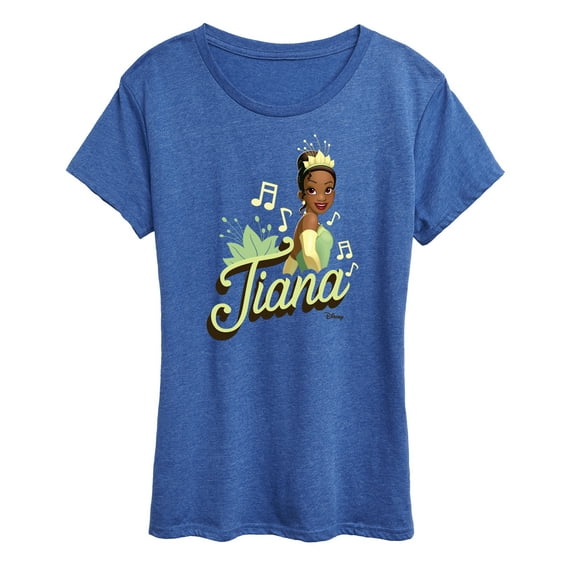 Disney Princess - Tiana Headshot  - Women's Short Sleeve Graphic T-Shirt