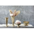 thumbnail image 4 of Afloral Distressed Gold Metal Compote Bowl - 5.5" Tall, 4 of 7
