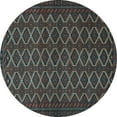 thumbnail image 1 of Ahgly Company Indoor Round Persian Light Blue Traditional Area Rugs, 5' Round, 1 of 4