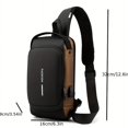 thumbnail image 3 of Anti-Theft Crossbody Sling Bag, Waterproof Scratch Proof Shoulder Bag, Lightweight, 3 of 5