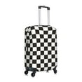 thumbnail image 3 of Balery Black And White Checkerboard Luggage Cover Protector, Scratch And Dirt Resistant, Fits 18-32 Inch Luggage - Small, 3 of 9