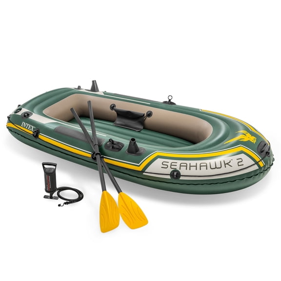 Intex Seahawk 2 Two-Person Inflatable Boat, 93" x 45" x 16"